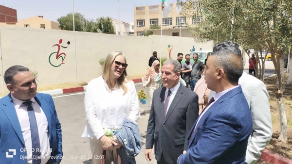 La visite en photos de L'ambassadrice de Norvège en Algérie, Mme Loken Gheziel dans le cadre du Sa